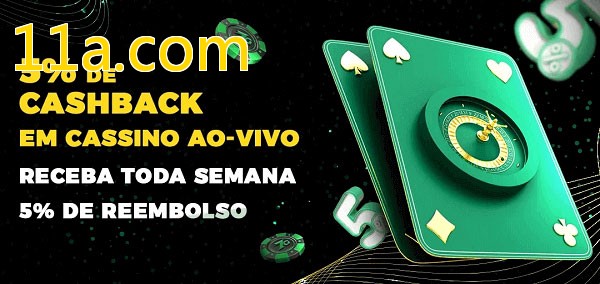 Promoções do cassino ao Vivo 11a.com